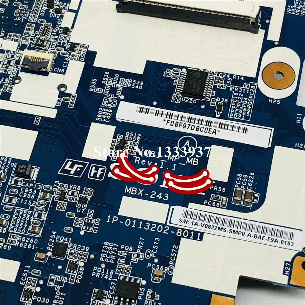 Для Sony MBX-243 VPCF23JFX VPCF23 серии Материнская плата ноутбука V081 REV 1 1P-0113202-8011 карты |