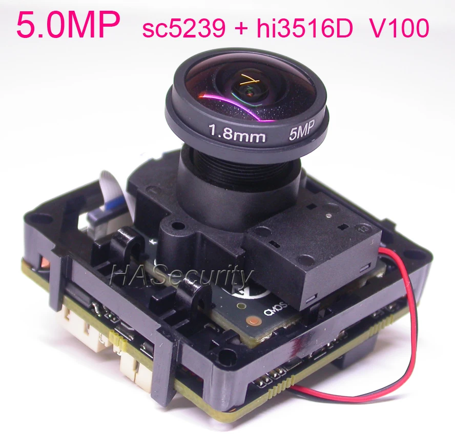 1/1 МП объектив рыбий глаз H.265 H.264 IPC 2 7. Дюйма SmartSens SC5239 CMOS + Hi3516D V100 IP CCTV модуль камеры