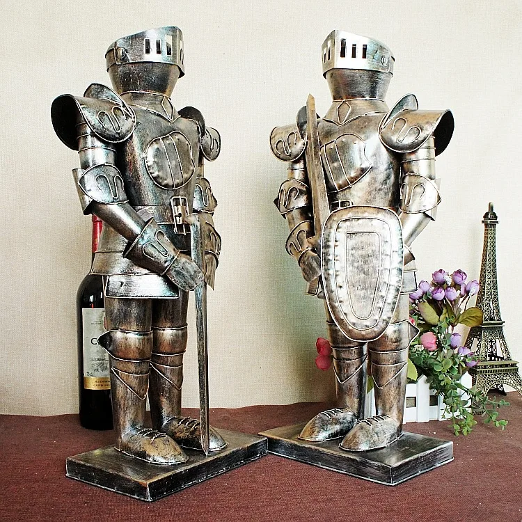 3 шт./лот 2016 Рождество ручная работа металлические солдаты миниатюрные 52 см