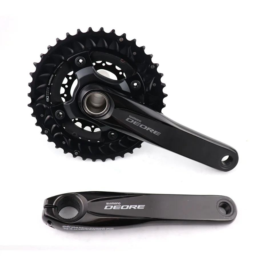 SHIMANO DEORE FC M6000 2x10 3x10-скоростной велосипед mtb шатун с BB52 Нижний Кронштейн 40-30-22T 26-36T 28-38T 170 мм запчасти для велосипеда