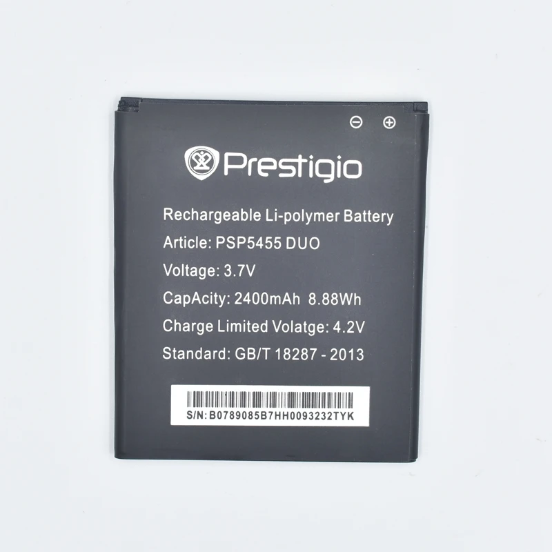 Аккумуляторная батарея Hekiy 3 8 в 2400 мАч PSP5455 DUO для смартфонов Prestigio Multiphone