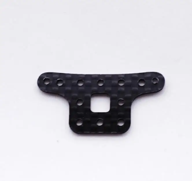 carbon fiber 10 шт. кронштейн для противовеса 94976/95387 1,5 мм карбоновый/Стекловолоконный фиксированный держатель для гоночного автомобиля Tamiya Mini 4WD - Цвет: carbon fiber