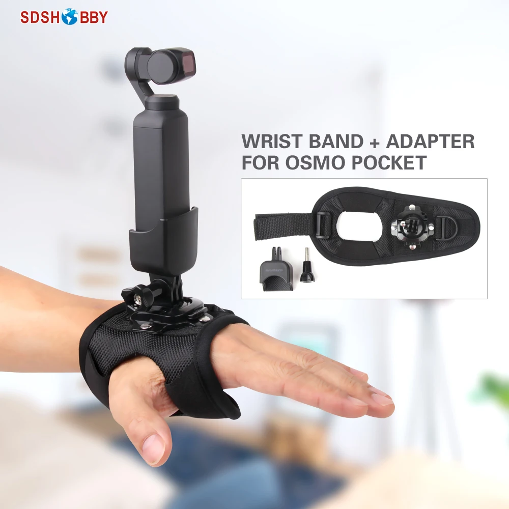 

Sunnylife Wrist Band Belt and Supporting Adapter Hand Strap Accessories for POCKET 2/OSMO POCKET Gimbal/GOPRO Camera