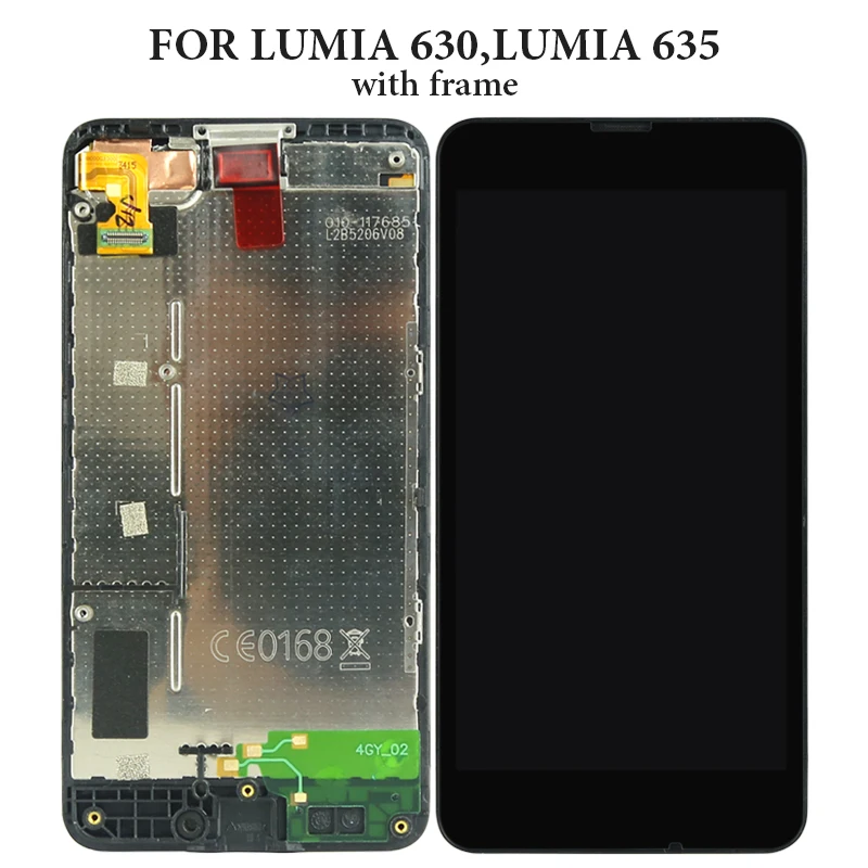 Сменный ЖК-дисплей для Nokia Lumia 630 635 ЖК-сенсорный экран с рамкой дигитайзер в сборе