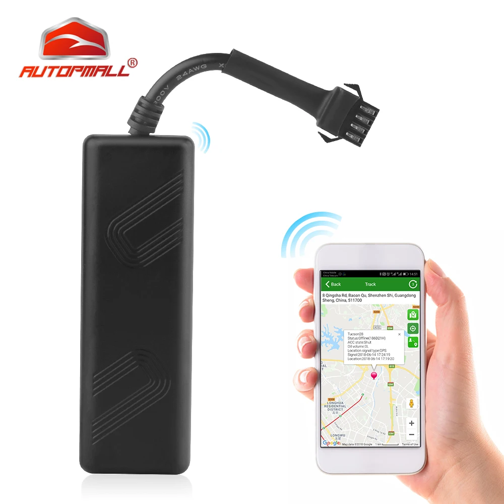 GPS-трекер для мотоцикла автомобильный локатор GPS отключение питания от масла