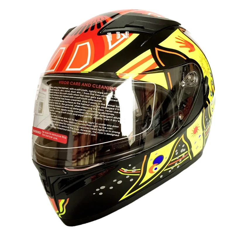 DOT Approval Full Face Motor Helmet Double Lens Motorcycle Casco Flip-up Casque Cyclegear Motorcross Off-road Head Protection | Автомобили