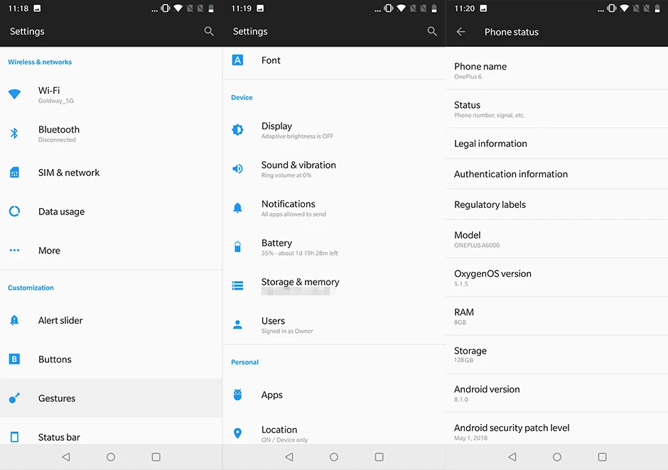 Новая разблокировка, версия Oneplus 6 T, мобильный телефон, 4G LTE, 6,41 дюймов, 8 Гб ram, 128 ГБ, две sim-карты, Snapdragon 845, Android, смартфон