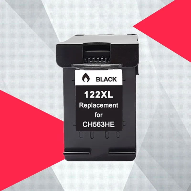 1PK Совместимость 122XL переработанного чернильного картриджа для hp 122 HP с чернилами
