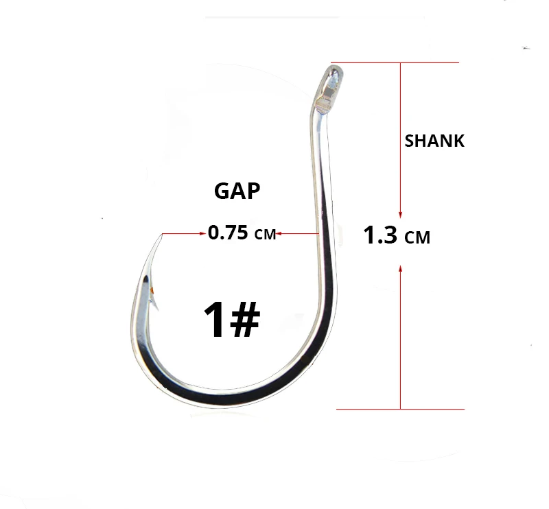 1 50pcs/ Lots octopus Fishing hooks set high quanlity circle hook for carp fishing and live bait fishhooks wholesale tackle set - Цвет: 1