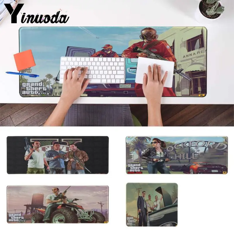 Новое поступление игровой коврик для мыши Yinuoda из натурального каучука