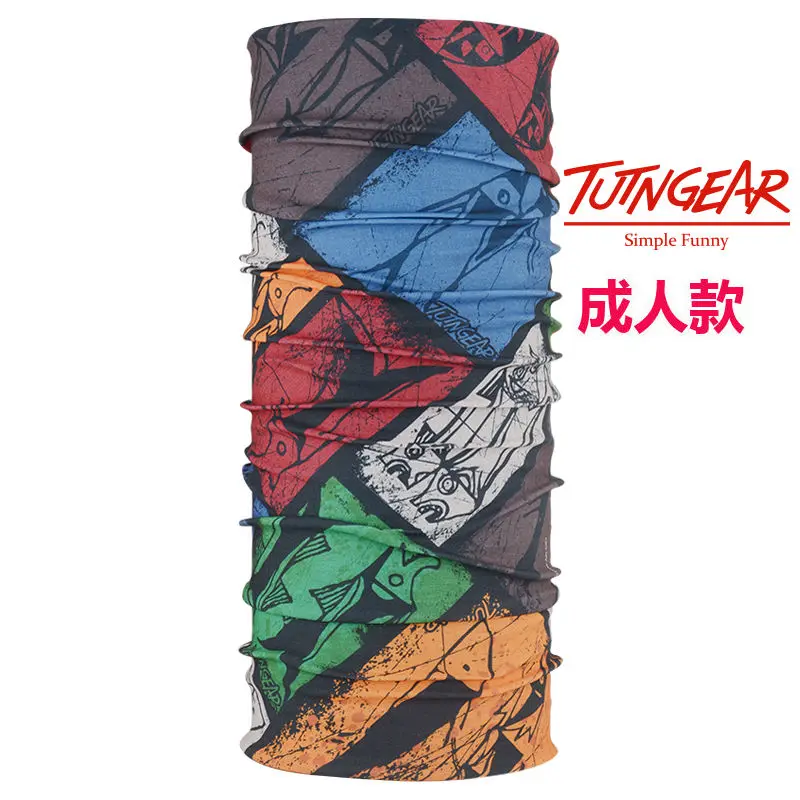Бесшовная быстросохнущая бандана TUTNGEAR поглощающая пот COOLMAX велосипедная повязка