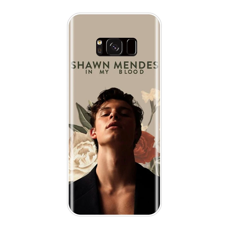 Силиконовый чехол Shawn Mendes Singer для Samsung Galaxy S8 S9 Plus S5 S6 S7 Edge мягкая задняя крышка Note 9 8