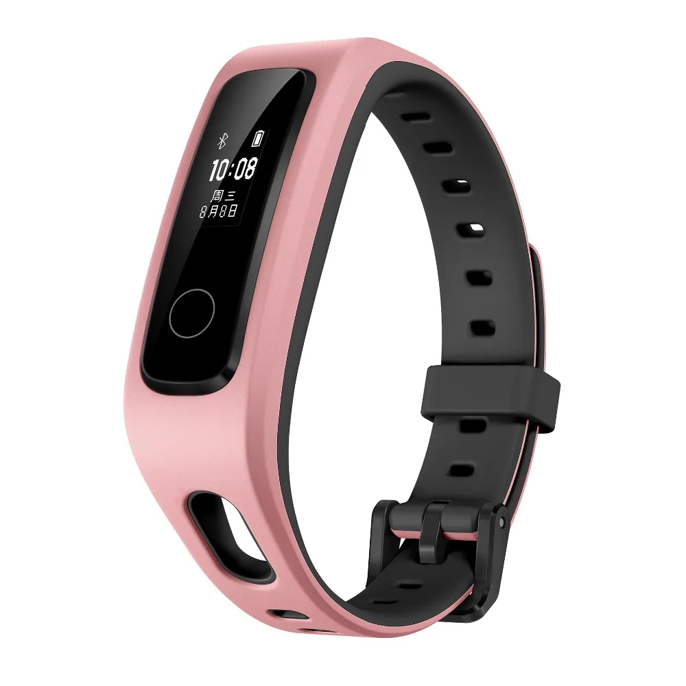 huawei Honor Band 4/умный Браслет для бега Amoled цветной сенсорный экран 0,95 дюйма для плавания с функцией обнаружения пульса и сна