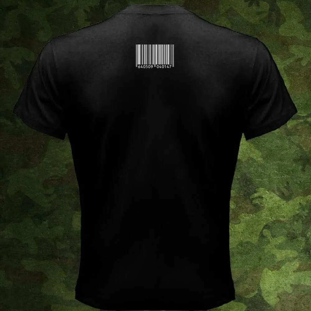 

Agent 47 Shirt Bar Code Assassin Game Black Men D T-Shirt Fashion 2019 Summer New Brand 100% Cotton Printing Street T-Shirts