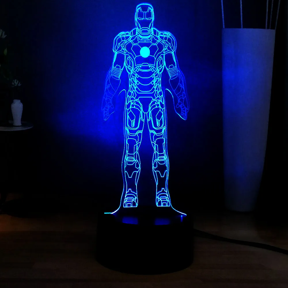 Новый 3D мультфильм сенсорный пульт дистанционного управления 7 цветов изменить