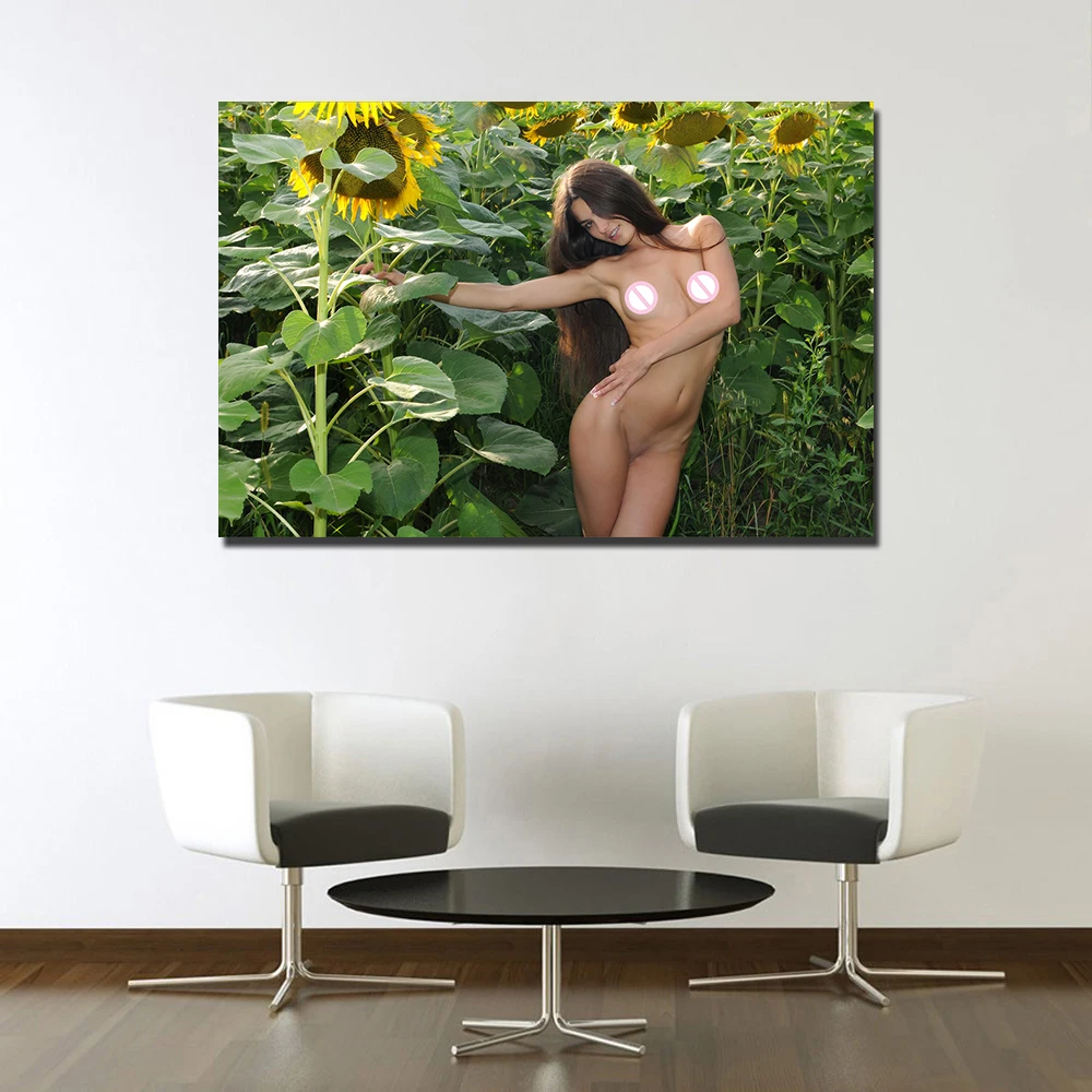 Красивая девушка постер без рамки холст картина стены искусства картинки для