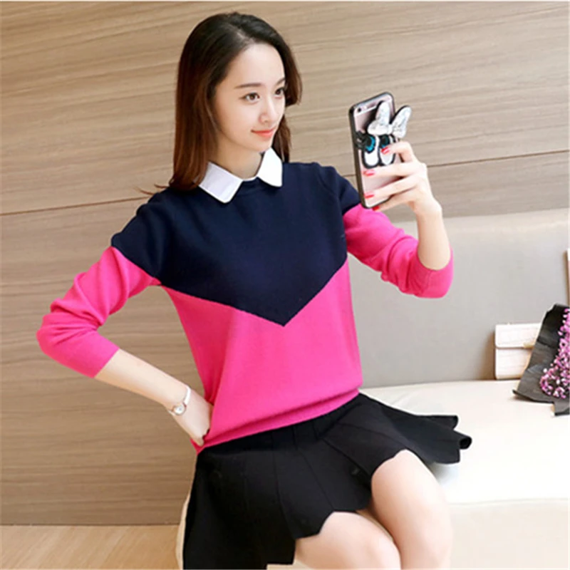 

2020 Autumn Winter New Turtleneck Women knitted Sweater Pullover Long Sleeve Lace Panel High Stretch Sweater Ladies Jumpers Tops