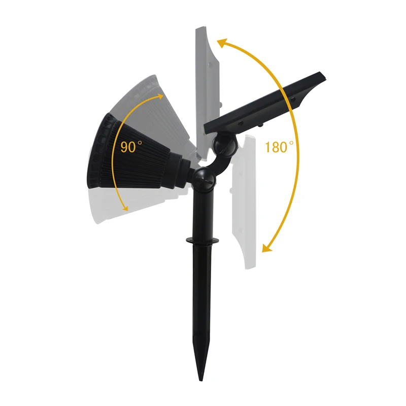 Светодиодная уличная лампа на солнечной батарее Точечный светильник для сада