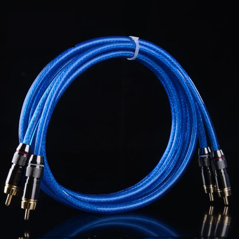 Лидер продаж аудиокабель 2RCA M/M видео DVD av кабели адаптер RCA для подключения данных