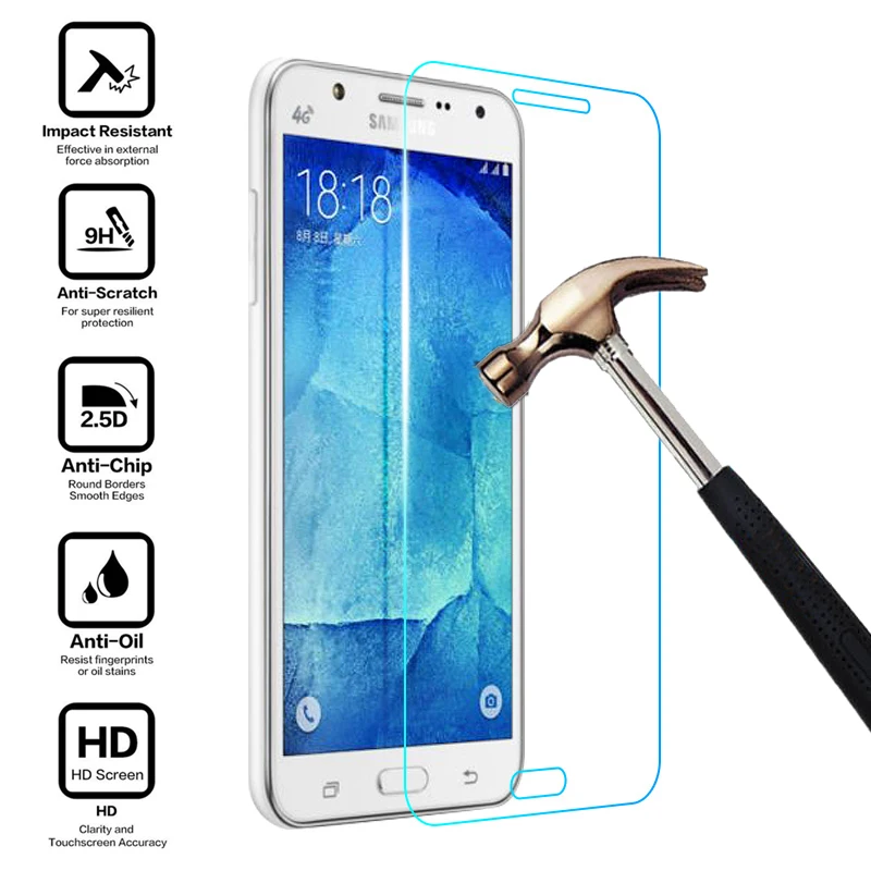 Закаленное стекло FRVSIMEM для Samsung Galaxy J3 2015 2016 J2 J5 J7 Prime J1 mini NEO защитная пленка экрана |