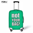 FORUDESIGNS туристический багажный чехол для костюма, Эластичный Защитный чехол на колесиках, пылезащитные Чехлы, не ваша сумка, чехол для багажника, чехол, аксессуары для путешествий