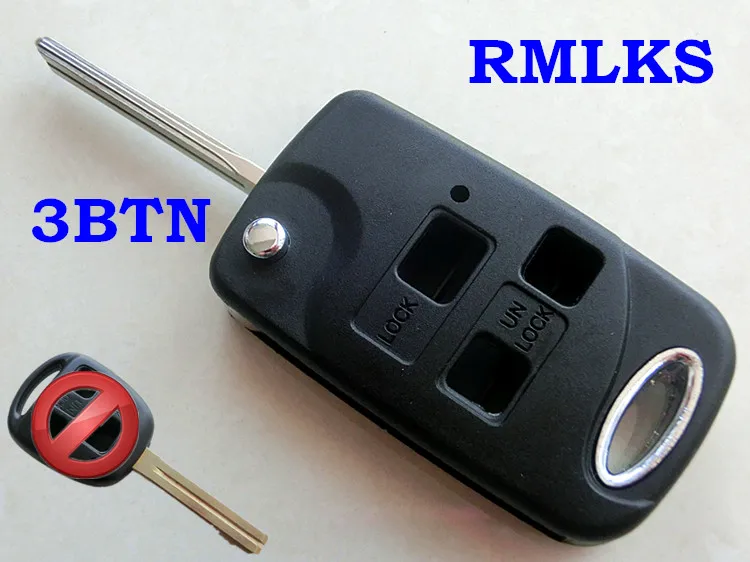 RMLKS Folding 2 3 buttons Flip Remote Cey Case Shell Fit For Lexus IS200 GS300 RX300 LS400 TOY48 Blade | Автомобили и мотоциклы