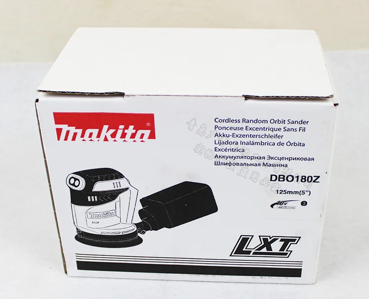 DBO180Z Япония Makita DBO180Z перезаряжаемая шлифовальная машина типа пластины вибрационная Наждачная машина Регулируемая скорость для Полированной Древесины - Цвет: DBO180Z