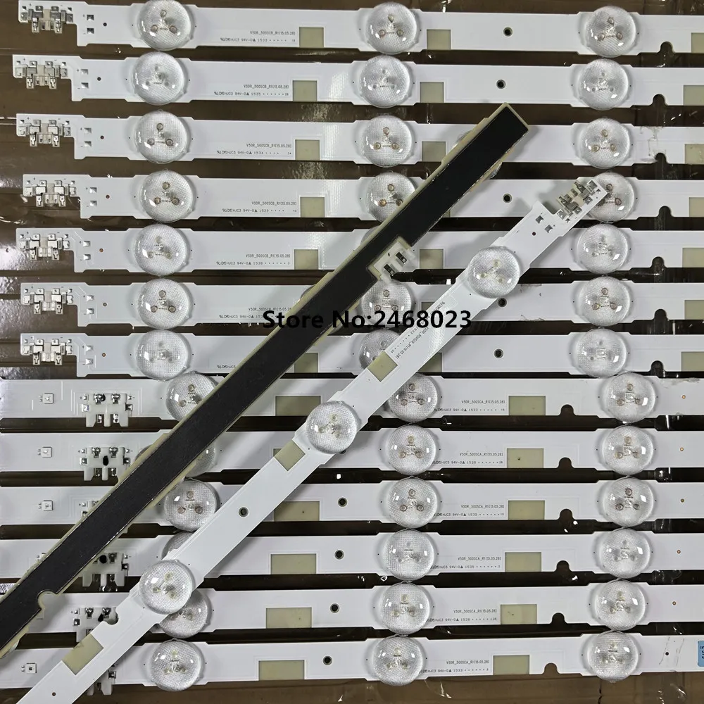 Светодиодная подсветка полосы 13 лампы для Samsung 50 &quotТВ UE50JU6800 V5DR_500SCA_R1 V5DR_500SCB_R1 CY