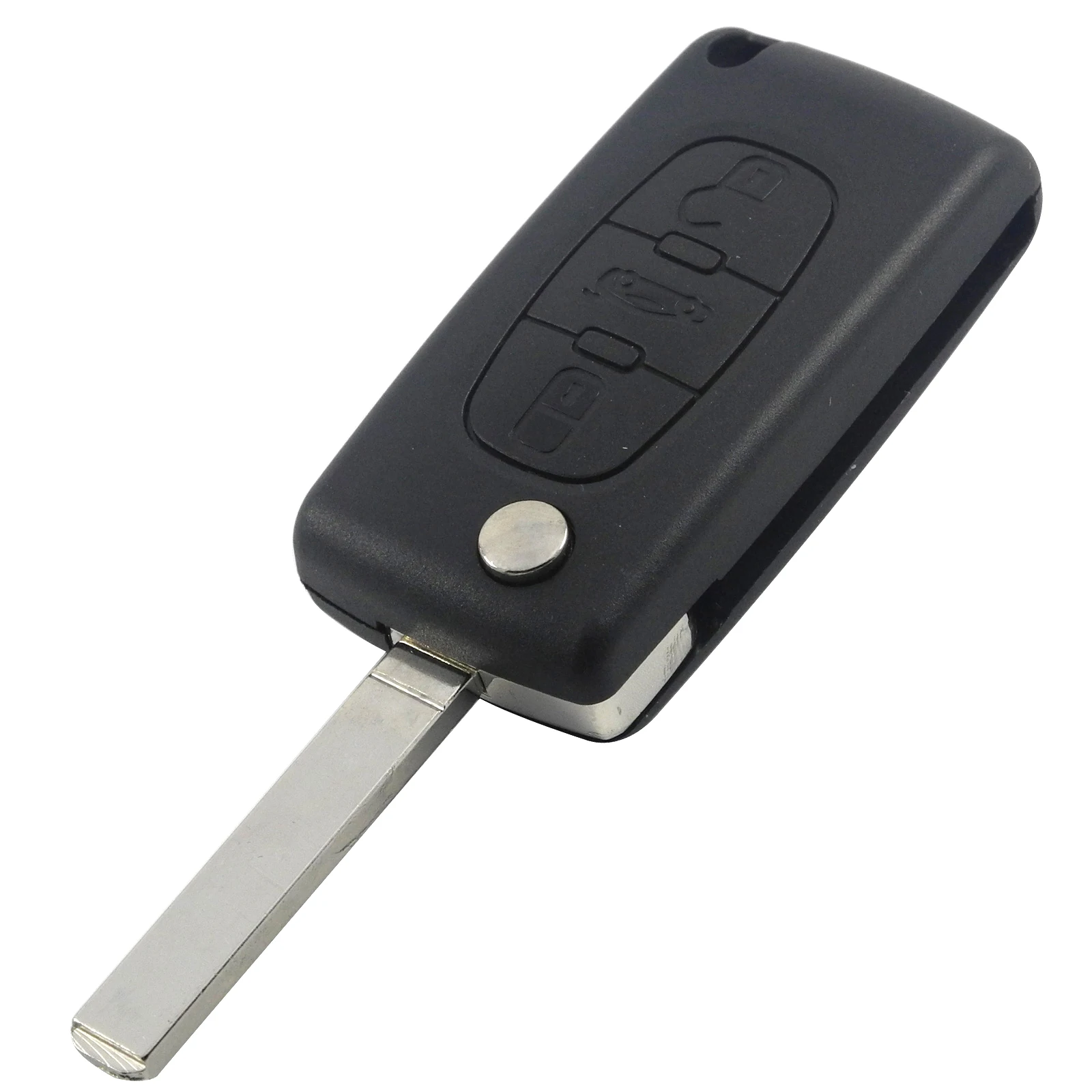 Jingyuqin корпус для автомобильного ключа HU83 CE0536/523 для peugeot 107 207 307 407 308 408 партнер Citroen C3 C4 C5 C6 Berlingo; Picasso Xsara