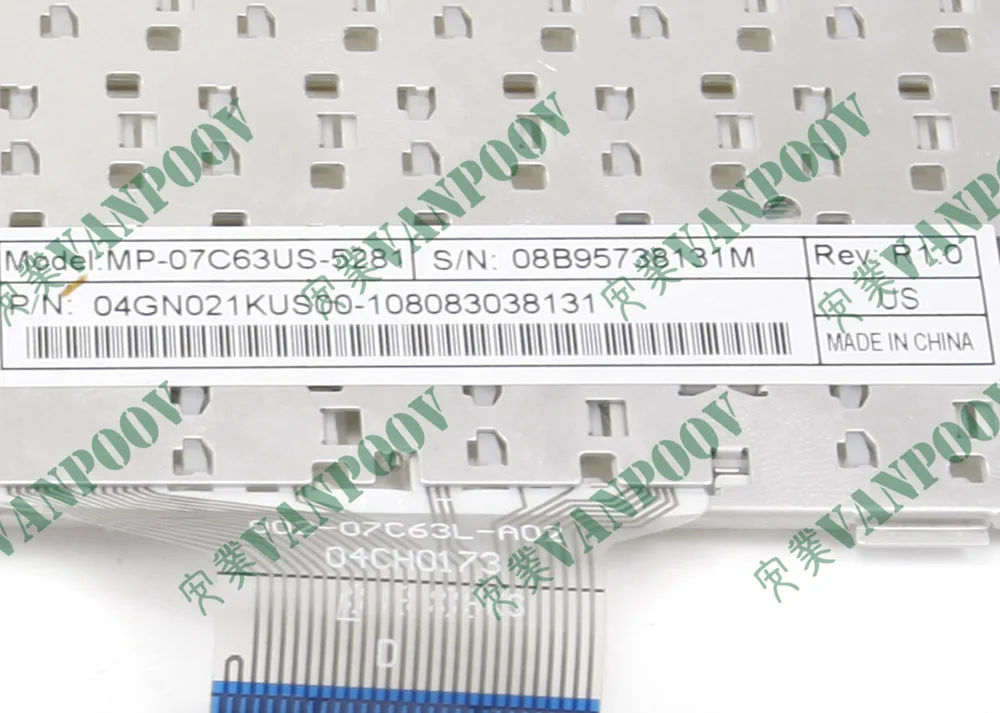 Новая клавиатура для ноутбука ASUS EeePC 700 701 701SD 900 901 900hd 900A 2G 4G 8G Серия белая версия
