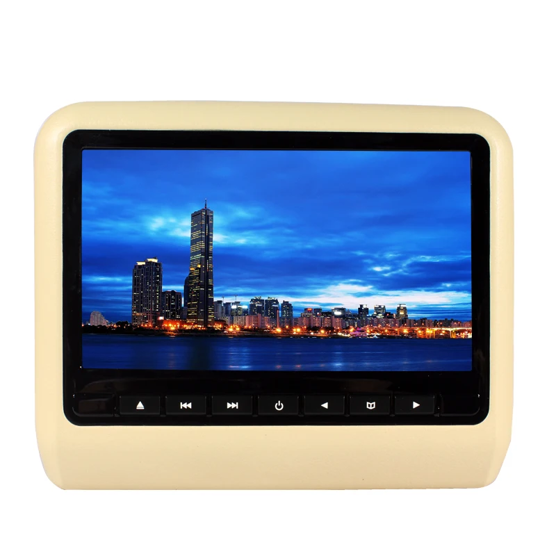 9 дюймов TFT LED Экран подголовник Мониторы dvd плеер автомобиля 800*600 и игры DVD VCD AV USB SD