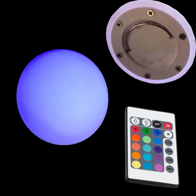 

2021 D15cm D5.9inch LED Ball Luminouse Night Light 16 Colour Changing Glowing Sphere For Home Decor Stock Clear Under Cost 1pc