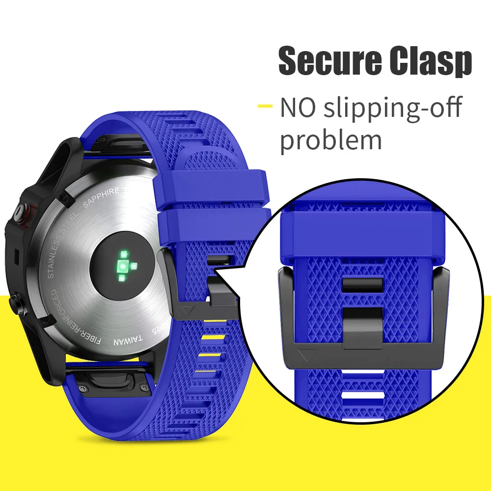 Открытый Спорт ремешок с легко поместиться силиконовый для Garmin Fenix 5/Forerunner 935