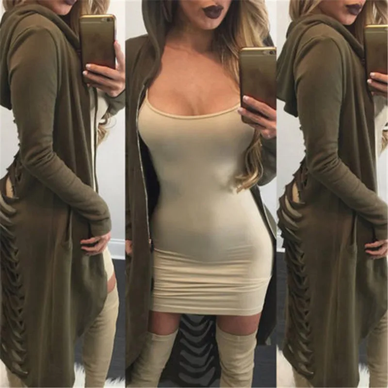 Новинка модный женский тренч с капюшоном повседневная осенняя уличная одежда