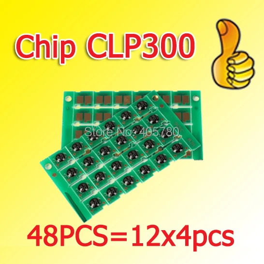 Новый чип CLP300 12x4 шт. совместимый с samsung CLP300/300N/CLX-2161K/CLX-3160FN | Компьютеры и офис