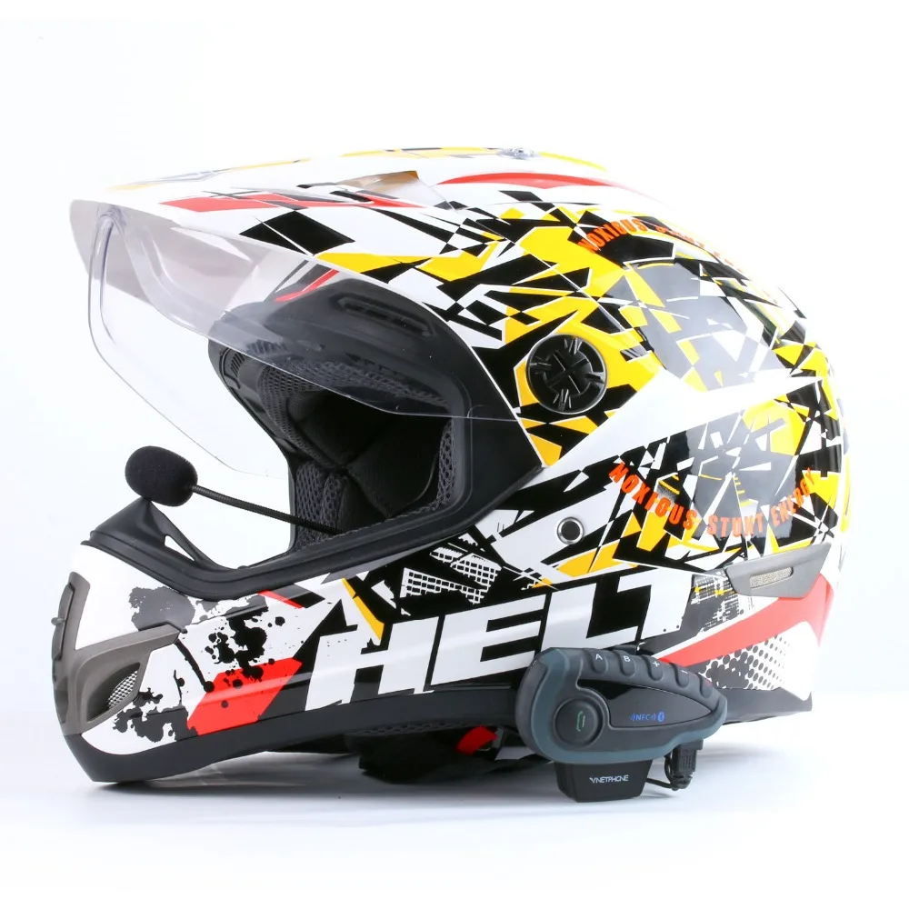 Bluetooth гарнитура для мотоциклетного руля 5 водителей|helmet bluetooth headset|v8 btbt intercom |