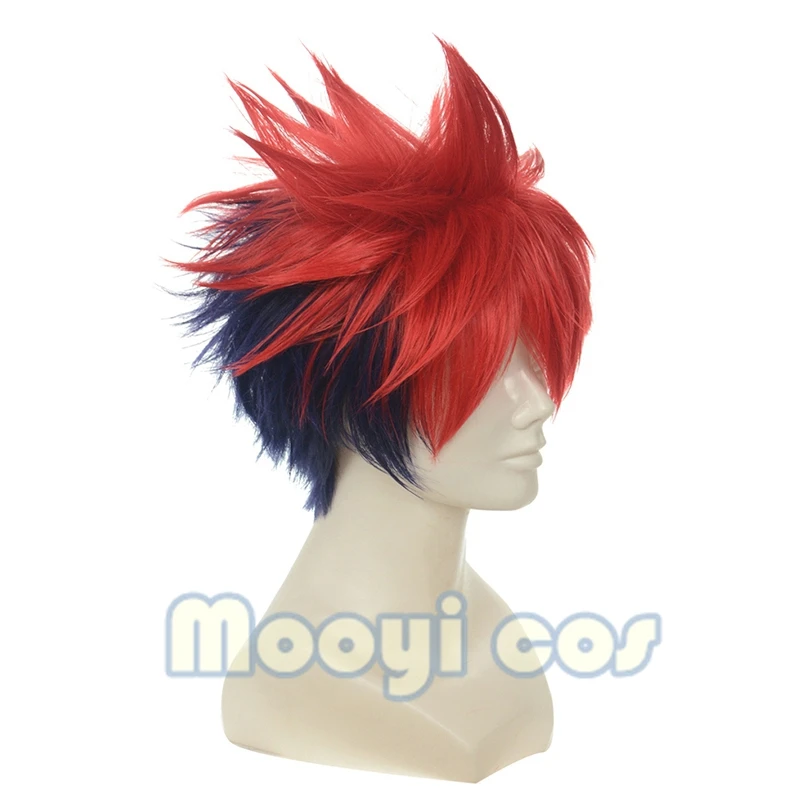 Парик для косплея Shokugeki No Soma Yukihira Souma мальчиков 30 см короткие прямые термостойкие