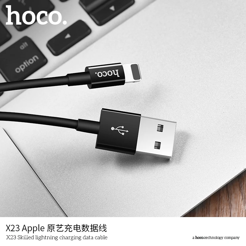 USB-кабель HOCO для iPhone X 8 7 6 5 6s кабели быстрой зарядки телефонов передачи данных SE