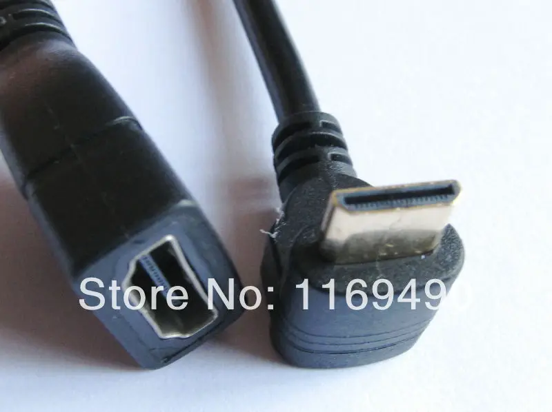 3 шт. вертикальный HDMI Женский к Мини Мужской вверх угловой удлинитель HD версия