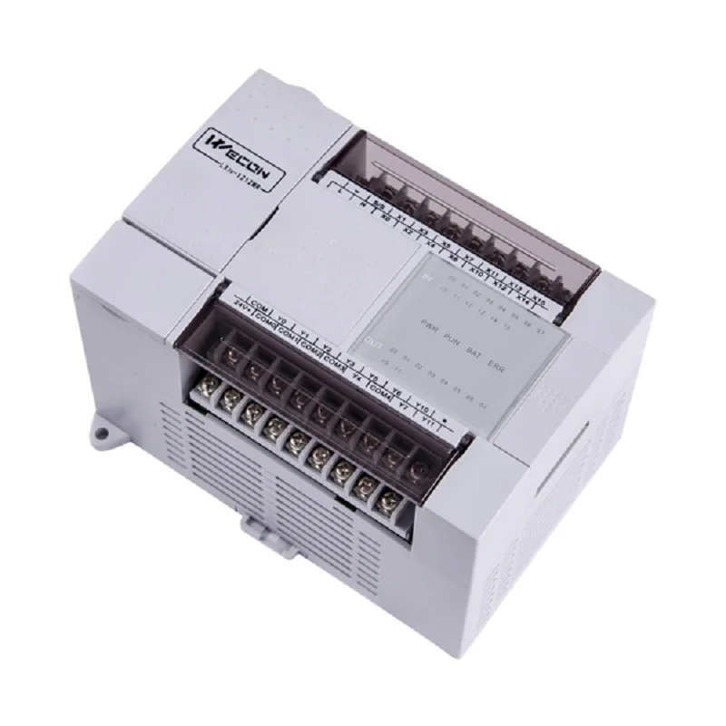 Wecon LX3V-1212MT-D 24-точечный контроллер plc с 2-канальным высоким импульсным выходом
