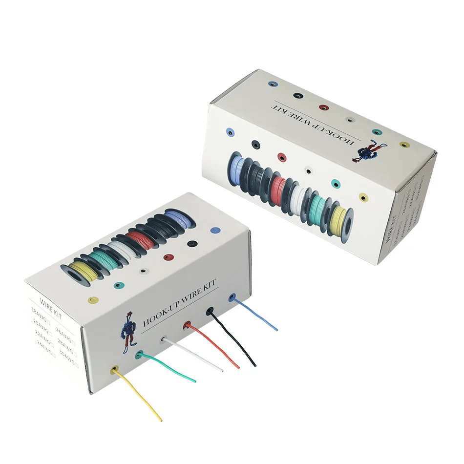 54 м/коробка набор проводов для соединения 26 AWG (комплект многожильных проводов)