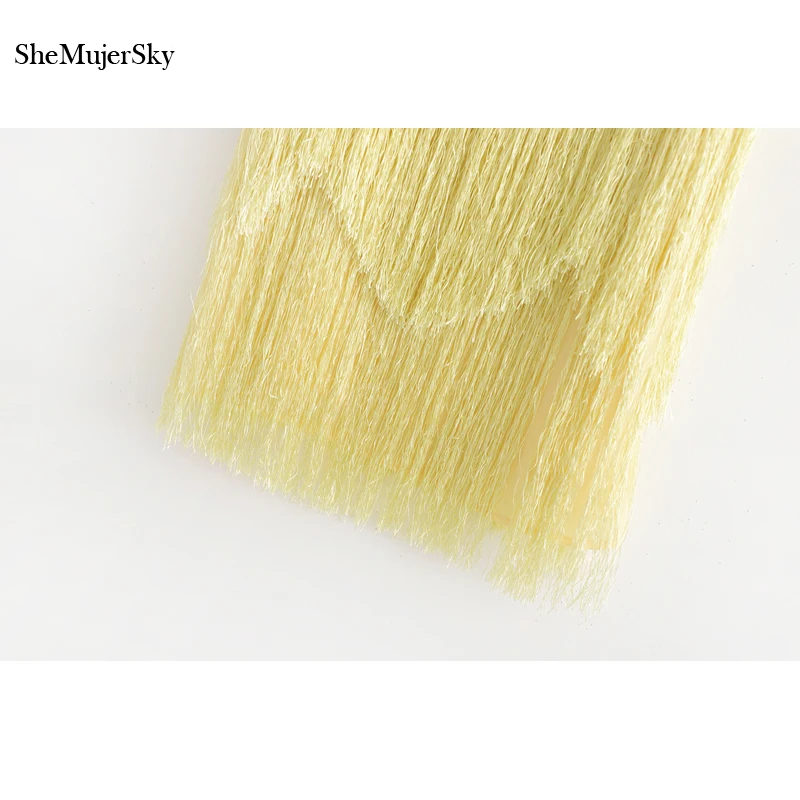 SheMujerSky длинное мини-платье с кисточками и ремешками без рукавов летние модные женские платья zomerjurk dames
