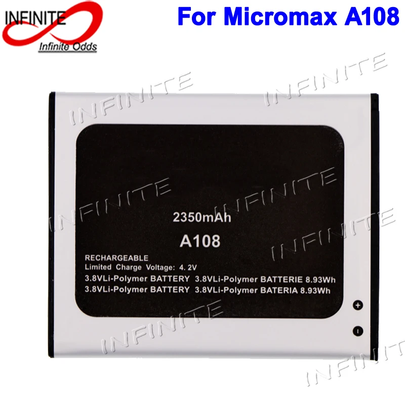 

For Micromax A108 Battery 2350mAh High Quality Accumulator
