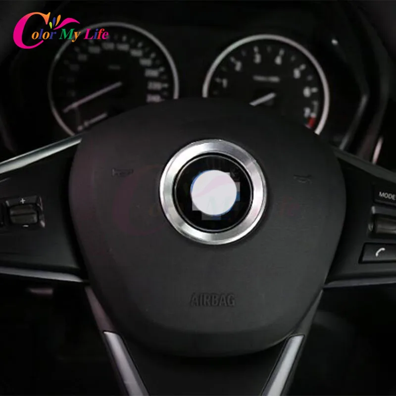 1 шт. декоративное рулевое колесо из нержавеющей стали для BMW X1 E60 E36 E39 E46 E30 E90 E92 F10 F30