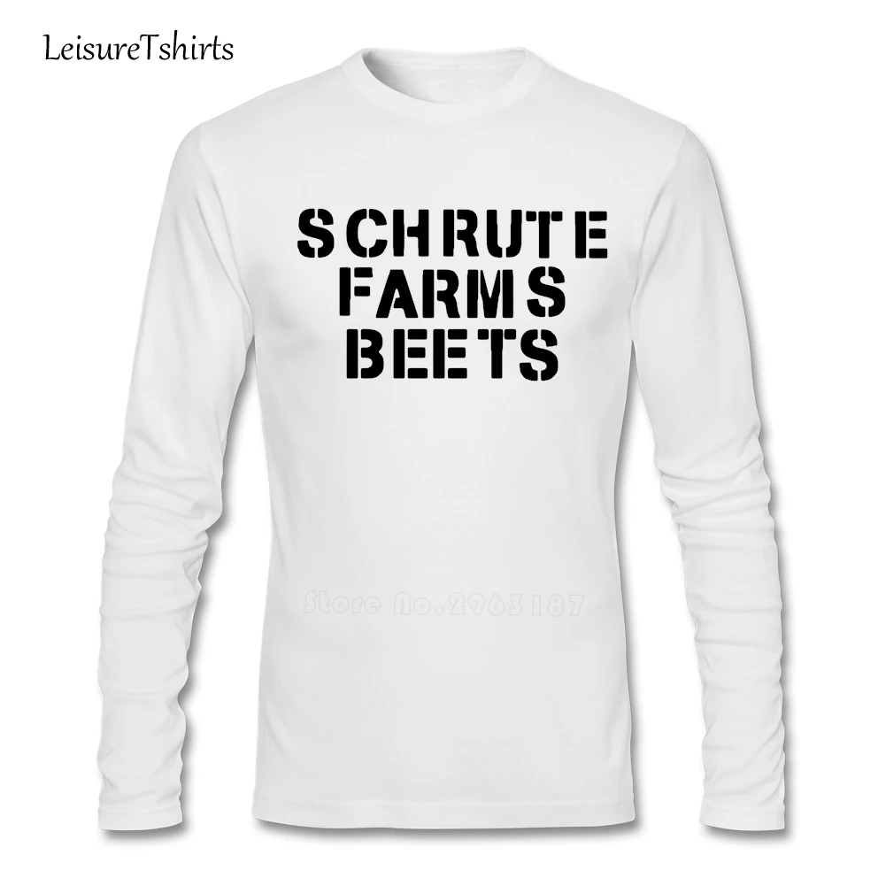 Мужская футболка с длинным рукавом SCHRUTE FARMS BEETS Клубная круглым вырезом новинка 2020