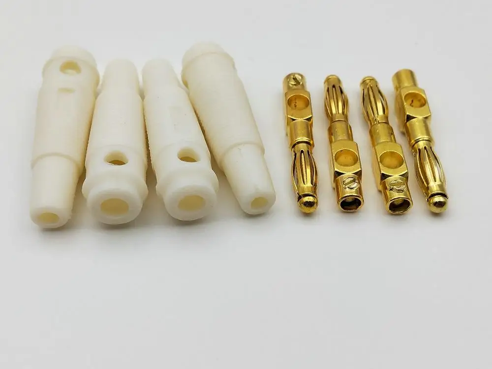 100 шт. позолоченные штекеры 4 мм|test connector|test goldtest plug |