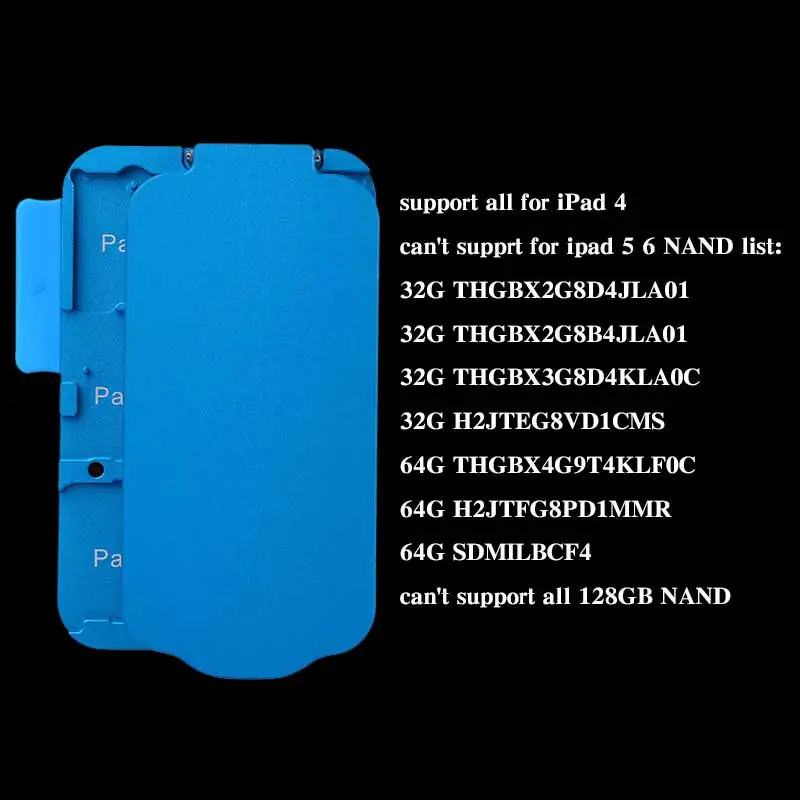 iPad 4 5 6 JC Pro1000S без удаления HDD NAND Программист читать записи SN адаптер для IPad 4 5 6 air 1 2 iCloud Ремонт Инструменты - Цвет: iPad 4 5 6