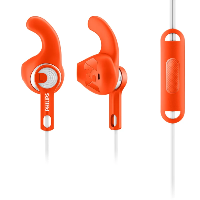 Спортивные Наушники Philips SHQ1300 с разъемом L типа 3 5 мм шумоподавляющие наушники