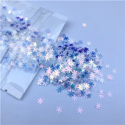JG Blue Crystal01190 1200 шт./упак. 5 мм снежинки свободные блестки Рождественский подарок блестящие пайетки для ногтей маникюр/свадебные конфетти украшения - Цвет: JG Blue Crystal01190