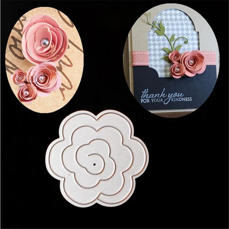 Ashenxi DIY розы металлические режущие штампы трафареты тиснение карты Скрапбукинг
